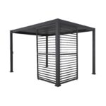 Urban Aluminium Side Wall With Adjustable Louvres - Image 2